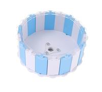 TOGEVAL Roue de Course Ultra silencieuse pour Hamsters 15 5 cm de diamètre Bleu Roue de Sport d'exercice Accessoire pour Animaux de Compagnie Jouet pour Un Jeu Joyeux