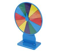 TOGEVAL Roue de Loterie à 12 Cases en Plastique avec Rotation Fluide et Options de Prix Ajustables, pour Fêtes et Jeux de Carnaval