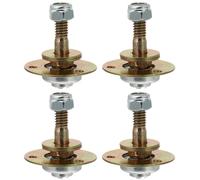 TOGEVAL Roulements de Chaise à Bascule M8 X 55 MM en Fer Lot de 4 Pièces de Connexion pour Meubles Quincaillerie de Remplacement pour Fauteuil Bascule Vis et Boulons Compatibles pour