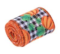 TOGEVAL Ruban de Décoration Automne pour DIY Ruban Cadeau Thanksgiving avec Motif Festif et Bord Net pour Créations Personnalisées