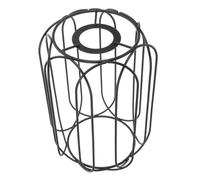 TOGEVAL Rustic Industrial Metal Light Shade Cage Iron Vintage Bulb Guard With Electroplated Finish American Country Style Lamp Cover For Ceiling And Floor Lamps In Shop And Dining Room