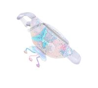 TOGEVAL Sac à Bandoulière Sequins pour Garçon Fille Sac à Forme De Sirène pour Filles Accessoire Créatif pour Petites Aventurières