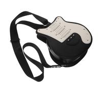 TOGEVAL Sac Bandoulière Guitare PU Noir et Blanc Sac Croisé Musique et Confortable pour Filles Accessoire Concert et Soirée Original
