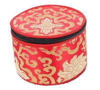 TOGEVAL Sac De Rangement Pour Bol Chantant Tibétain Pochette De Transport Avec Motif Délicat Usage Double Comme Tapis Fermeture Sécurisée Couleur Aléatoire
