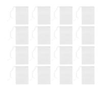 TOGEVAL Sachets de Thé Non Tissés à Cordon de Serrage, 400 Pièces, 7 X 9 CM, Jetables et Écologiques, pour Infusion D’Herbes Médicinales Chinoises et Épices, Filtre Pratique pour Thé en