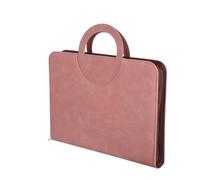 TOGEVAL Sacoche de Rangement pour Dossiers de Maternité avec Fermeture Éclair, Format A4 et A5, Pochette Rose Miroir, Paquet pour Documents de Grossesse et Suivi Prénatal, Journal