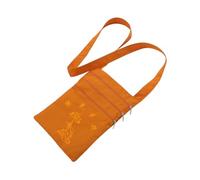 TOGEVAL Sacoche Épaule pour Moine de Rangement à Trois Fermetures Éclair Grand Espace Polyvalent pour Objets de Prière Bouddhistes et Accessoires Élégant et Fonctionnel pour Usage