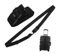 TOGEVAL Sangles De Bagage avec Verrou De Sécurité Ceintures De Fixation Réglables Oxford pour Valises Accessoires De Voyage Robustes pour Bagages Soute Et Cabine