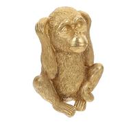 TOGEVAL Sculpture Singe Résine Décorative Miniature Figurine Délicate pour Table Bureau Maison Ornement Vif et Design Unique et Moderne