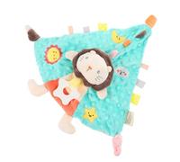 TOGEVAL Serviette Apaisante Jouet Dentition D'animal pour Bébé en Spandex Vert Facile à Laver et Confortable, pour Accompagner le Sommeil des -nés