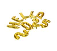 TOGEVAL Set de Ballons Aluminium Numérique et Lettre Hello Doré Décoration Festive pour Fête An Anniversaire et Événements Kit Complet pour Décoration de Fête Facile à Gonfler et Suspendre