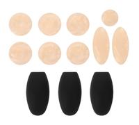 TOGEVAL Set de Coussinets Repose-pouce Silicone pour Saxophone Alto Ténor Soprano Support Confortable Antidérapant et Bouton Clé Mica pour Précision et Installation Facile