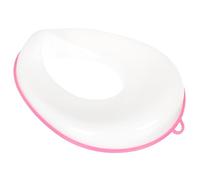 TOGEVAL Siège de Toilette D’entraînement Antidérapant pour Tout-petit Rouge, Réducteur de Toilettes en Plastique, Siège D’apprentissage Propreté pour Bébé, Portable et Facile à Nettoyer,