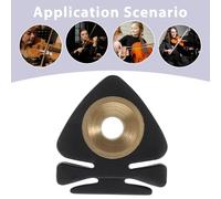 TOGEVAL Sourdine Noir Réducteur de Bruit Léger et Facile à Installer Protection Auditive pour Orchestre Pratique Silencieuse