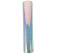 TOGEVAL Sticker Autocollant Holographique Décoratif Vinyle Adhésif Motif Écailles de Poisson Bleu Autocollant Coloré pour Voiture DIY pour Décoration Murale Meubles et Tasses Format