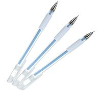TOGEVAL Stylo Marquage Microblading Pointe Fine Lot 3 Bleu pour Sourcils Usage Tatouage Résistant la Transpiration Peau Professionnel