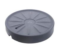 TOGEVAL Support à Plantes Roulant avec Bac de Drainage Intégré, Plateau Mobile Amovible Ø28 Cm Gris, 4 roulettes Silencieuses Pivotantes, Soucoupe pour Pots D'intérieur et Extérieur,