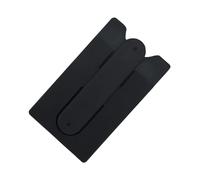 TOGEVAL Support Adhésif Téléphone Portable avec Porte-Carte Intégré Étui Fin et Pratique pour Smartphone Pochette Arrière pour et Porte-Monnaie Noir Multifonction pour Usage Quotidien