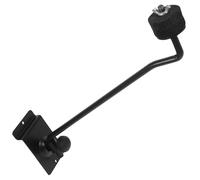 TOGEVAL Support de Cymbale en Métal pour Batterie Bras à Fente Accessoire de Percussion Robuste Présentoir Mural pour Cymbales Compatible Matériel de Montage Usage Professionnel