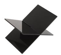 TOGEVAL Support de Lecture de Bureau Noir Grosse Taille 15x31 Cm Épaisseur 4 Mm en Métal Polyvalent pour Livres, Magazines, Recettes, Pupitre de Lecture Confortable et Élégant pour Usage