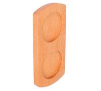 TOGEVAL Support de Moulin à Poivre Bois Antidérapant Plateau Base Stable pour Sel et Poivre Accessoire Cuisine et Facile à Nettoyer Repose-moulin Élégant pour Table à Manger