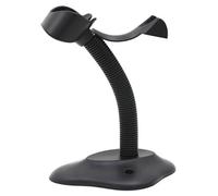 TOGEVAL Support Noir Réglable en PP pour Scanner de Codes-Barres Portable et Bureau, Adapté aux Supermarchés et Magasins, Accessoire Pratique pour Scanner Main ou Lecteur de Bureau