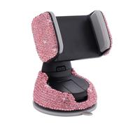 TOGEVAL Support Téléphone Voiture Ajustable Bling avec Maintien Stable pour Navigation et Musique Installation Facile sans Dommage Compact et Discret Compatible avec Véhicules Variés