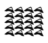 TOGEVAL Support Triangulaire Léger et Portable pour Cube Puzzle en Plastique Noir Lot de 20 Pièces pour Affichage et Organisation Stable