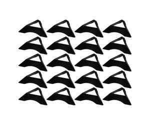 TOGEVAL Support Triangulaire Léger et Portable pour Cube Puzzle en Plastique Noir Lot de 20 Pièces pour Affichage et Organisation Stable