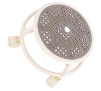 TOGEVAL Tabouret Bas Rond à roulettes Gris Petit Tabouret Roulant pour Pédicure et Manucure Siège Pivotant Compact pour Salon de Beauté Spa et Usage Domestique Fauteuil de Pédicure