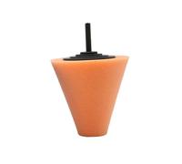 TOGEVAL Tampon de Polissage Éponge pour Voiture Disque de Polissage Orange pour Roues et Zones Difficiles Daccès Système Professionnel de Lustrage et Finition