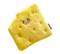 TOGEVAL Tapis à Flairer pour Chiots Forme De Fromage Coussin pour Animaux Jouet à Renifler avec Bruitage Matelas De Recherche pour Friandises