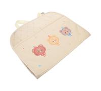 TOGEVAL Tapis Anti-Coup Siège Arrière Voiture avec Poche Motif Ours Mignon Protection Dossier Auto Antidérapante pour Organisation Intérieure pour SUV et Berlines