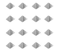 TOGEVAL Tapis Antidérapant pour Snowboard 18 Pièces Crampons Triangulaires en Métal Adhérence Maximale pour Planche de Ski Absorption des Chocs Accessoires D’Entraînement Hivernal