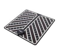 TOGEVAL Tapis de Massage Électrique Rechargeable pour Pieds Coussin de Stimulation Circulatoire Masseur Shiatsu Portable 3 Modes Relaxation Musculaire Fatigue Usage Voyage et Bureau