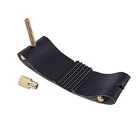 TOGEVAL Tête de Flûte pour Saxophone Alto Clip à Vis, Cartes Sculptées en Noir et Or, Accessoire Solide pour Musiciens Débutants, Stabilisation Optimale pour Saxophone Alto