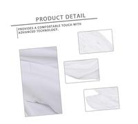 TOGEVAL Toile de Fond Photo Professionnelle Blanche Pure Reflet avec Crochets Suspendu pour Photographie Portrait et Accessoire
