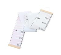 TOGEVAL Toise Décorative Murale Bois Et Tissu Pour Garçon Et Filles, Règle De Hauteur Suspendue Cartoon, 20x200 Cm, Décoration Chambre Garçon Et Filles, Tablette Croissance Pratique Et Légère