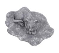 TOGEVAL Tombale Commémorative pour Animaux Résine Ornement de Jardin Durable Décoration Extérieure pour Chien et Chat Souvenir Élégant pour Tombe Animaux Accessoire pour Pelouse et Cour