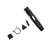 TOGEVAL Tondeuse Poils Nez Rechargeable avec Têtes Interchangeables Coupe-nez Précis et Sûr pour Hommes et Femmes Rasoir Électrique Étanche Multi-usage pour Sourcils et Visage