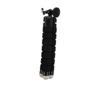 TOGEVAL Trépied pour Téléphone Portable Télécommande sans Fil pour Selfie, Support Photographique en Acier Inoxydable, Compact et Portable, Noir, Kit Complet pour Voyage et Vlog