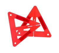 TOGEVAL Triangle de Signalisation Pliable Réfléchissant pour Voiture Panneau de Sécurité Urgence Compact et Avertisseur Routier pour Coffre et Situations Urgence