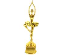 TOGEVAL Trophée en Résine pour Compétition de Danse Trophée Danseuse de Ballet Base Stable Accessoire de Récompense pour Remise des Diplômes de Maternelle