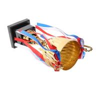 TOGEVAL Trophée Sportif en Métal Doré Socle Stable - Coupe de Championnat pour Compétition Scolaire et Tournoi Sportif - Trophée de Prix d'or, Médaille de Vainqueur, Récompense