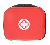 TOGEVAL Trousse de Secours Portable Rouge Étanche Pochette Zippée de Rangement Polyvalente Sacoche de Stockage Compact pour Voiture Maison et Voyage