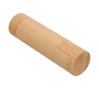 TOGEVAL Tube de Cire à Lèvres 5g en Bois Naturel Rechargeable Contenant et Compact pour Maquillage DIY Organisateur Transparent pour Filles et Stockage Cosmétique