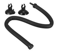 TOGEVAL Tube Diffuseur d'air pour Aquarium 30 CM Tuyau Flexible en Caoutchouc Diffuseur à Bulles Fines Kit 1 Pièce 2 Ventouses Accessoires Aquarium pour Oxygénation et Décoration