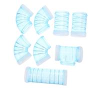 TOGEVAL Tunnel pour Hamster Extensible avec Connecteur De Labyrinthe Tube Plastique Bleu pour Cage Extérieure Accessoire DIY pour Agrandir Espace De Vie des Petits Rongeurs