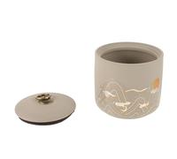 TOGEVAL Urne Céramique pour Animaux de Compagnie Récipient de Crémation Étanche pour Cendres de Chats et Chiens Urne Commémorative et Facile à Nettoyer Petite Portable pour Souvenir