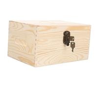 TOGEVAL Urne En Bois Verrouillable 29x20,5x16 Cm Boîte De Collecte De Fonds Fonction Serrure Protection Confidentielle Pour Réunions Électorales Et Bureaux